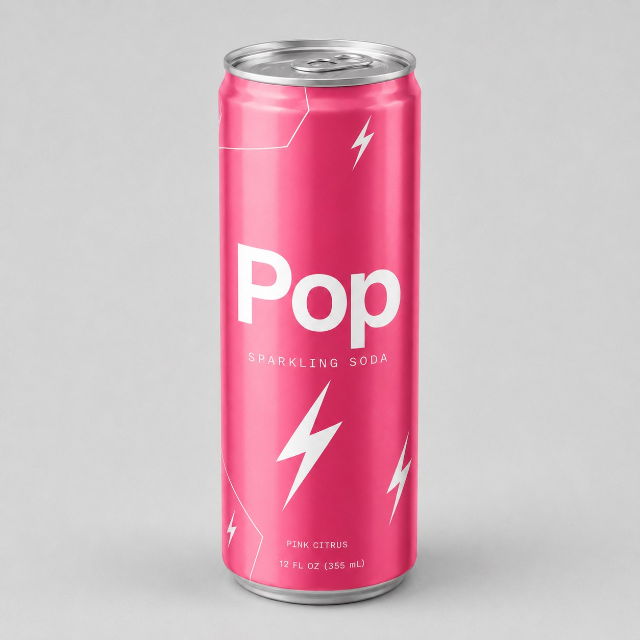 Canette Pop en trois-quarts droite